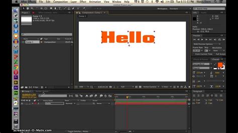 How To Animate Text In Adobe After Effects Cs6 Youtube