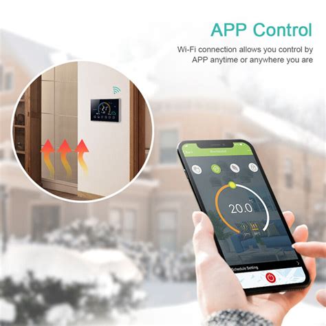 Smart For Tuya Wifi Smart Programmable Thermostat App Control Water Gas Boiler Electric Floor