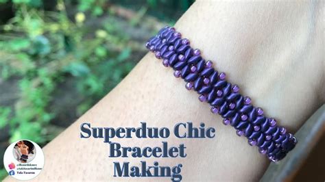 Super duo Chic Bracelet Making Super duo Şık Bileklik Takı Tasarım