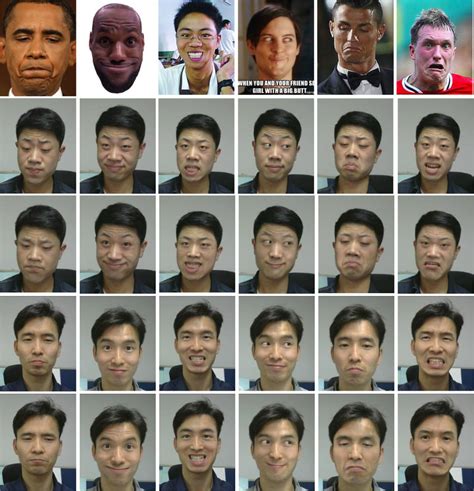 Result gallery of personalized memes generation. First row: source meme ...