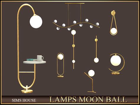 The Sims Resource MOON BALL TABLE LAMP 2