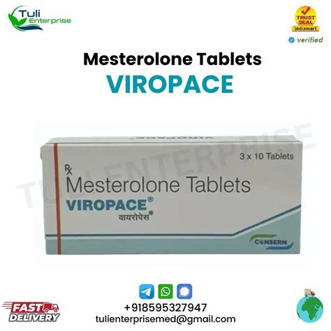 Viropace Mesterolone Tablet 25 Mg At 3000 Box In New Delhi ID