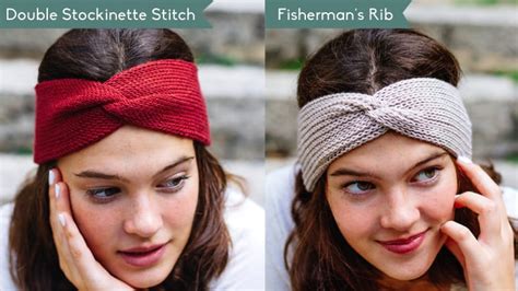 Knitting Headband Pattern Easy With Medium Weight Yarn Shor Graters