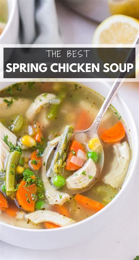 Springtime Chicken Asparagus Soup Pumpkin N Spice