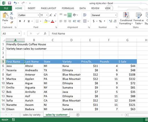 How To Format Your Spreadsheets In Excel With Styles 32240 Hot Sex Picture