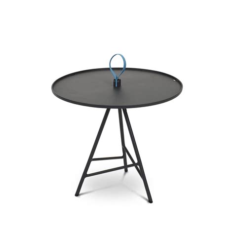 Table d appoint contemporaine Solo FISCHER MÖBEL en aluminium