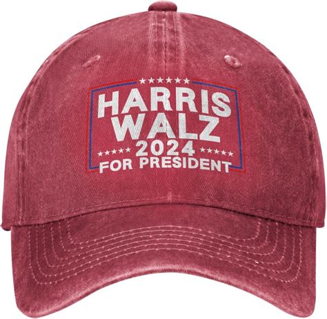 Kamala Harris Tim Walz Waltz 2024 President Election Hat For Mens Women