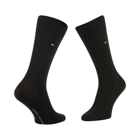 Lot De Paires De Chaussettes Hautes Noires En Coton M Lang Unies