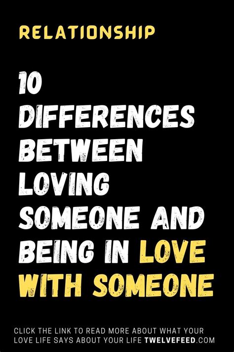 10 Differences Between Loving Someone And Being In Love With Someone