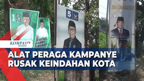 Rusak Keindahan Kota Satpol Pp Akan Tertibkan Alat Peraga Kampanye