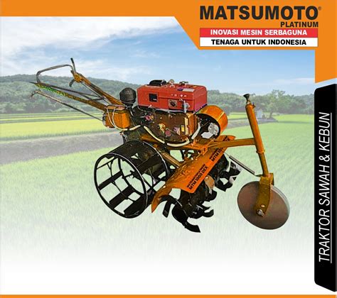 MTM 1000 DEX TILLER MACHINE MESIN BAJAK SAWAH KEBUN MATSUMOTO