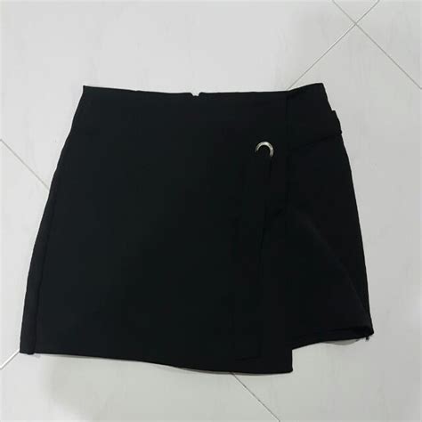 Black Skorts Womens Fashion Bottoms Shorts On Carousell