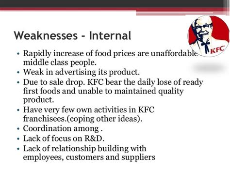 Kfc Swot Analysis