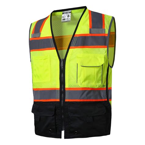 Sksafety Pockets Professional Level Safety Vest Class High