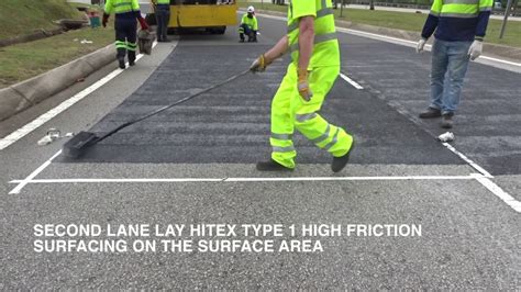 Hitex High Friction Surfacing Type 1 At Putrajaya Youtube