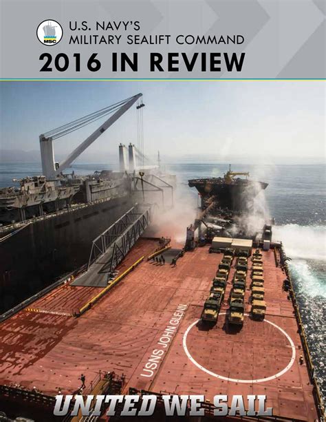 Military Sealift Command S Year In Review By Military Sealift