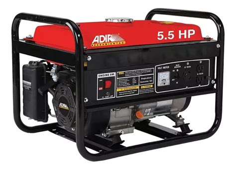 Generador Electrico A Gasolina 5 5 Hp 2600 W Adir 124 Meses sin interés