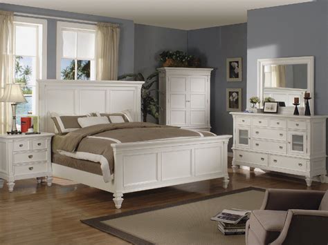 Summer Breeze Queen White Panel Bedroom Suite White Bedroom Set