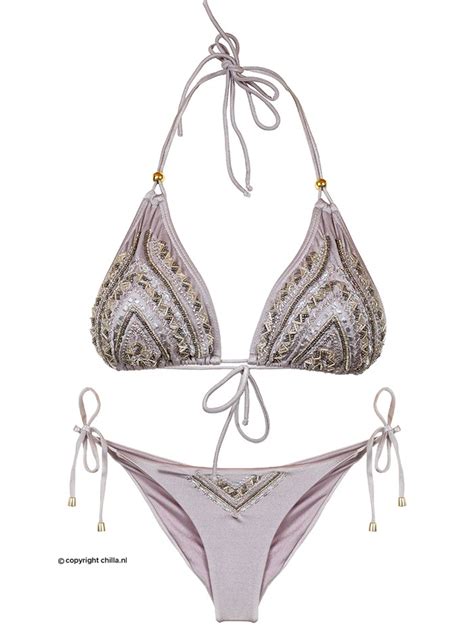 Bikini Luxury Silver Beaded Van Specials