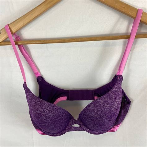 Victorias Secret Perfect Shape Bra Purple Size 32B EBay