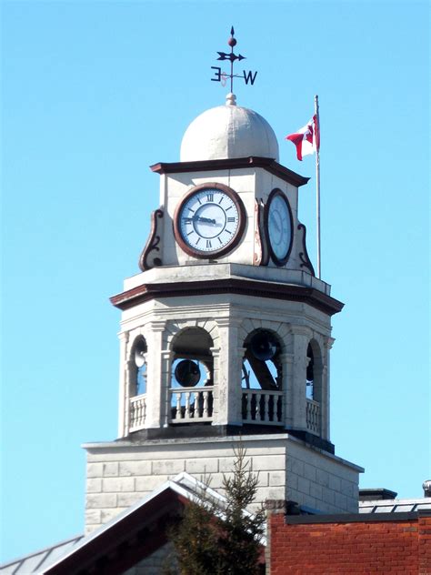 Town Hall Perth Ontario Clock Tower Steeple Ferry Building San