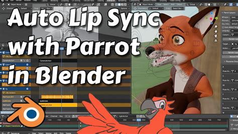 Auto Lipsync In Blender With Parrot Lipsync YouTube