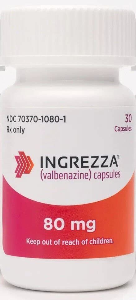 Ingrezza Valbenazine Capsule Silk Pharmacy