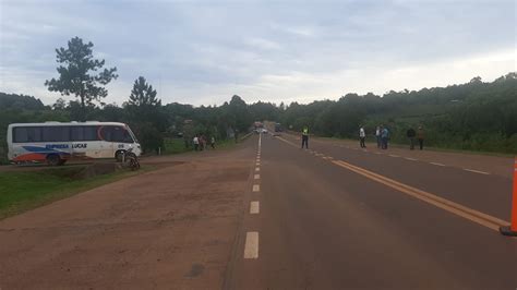 Motociclista Fue Atropellado Por Un Colectivo De Media Distancia