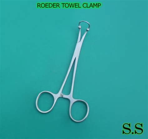 ROEDER TOWEL CLAMP 6 SURGICAL DENTAL INSTRUMENTS EBay