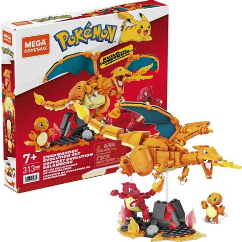 Mega Pokemon Charmander Charmeleon Charizard Mega Construx Sklep