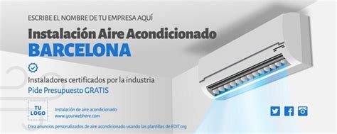 Crea Folletos De Aire Acondicionado Con Plantillas Online