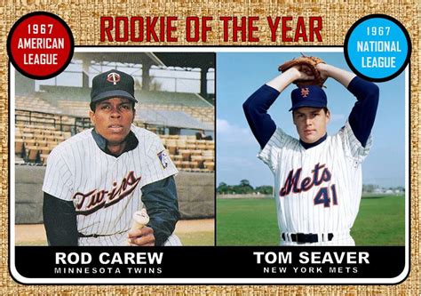 Custombaseball On Twitter The Rookies Of The Year Were Twins