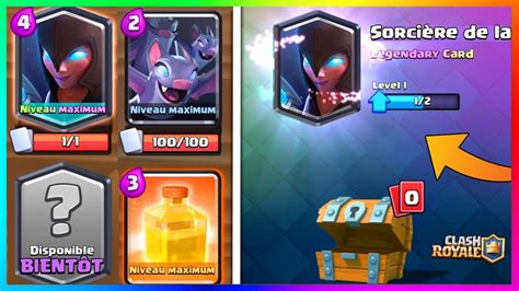 Clash Royale La Sorciere De Nuit Dans Un Coffre Quand Sortent Les Nouvelles Cartes Youtube