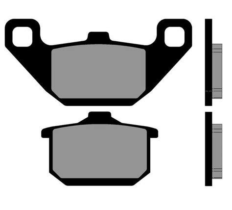 Beläge Bremse Organisch BRENTA 3061 Vorne Hinten Kawasaki ZN LTD 1100