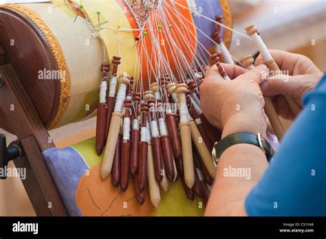 Lace Maker Hands Hi Res Stock Photography And Images Alamy