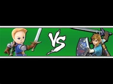 Mii Swordfighter Vs Link Rivals Of Aether Santitube Youtube