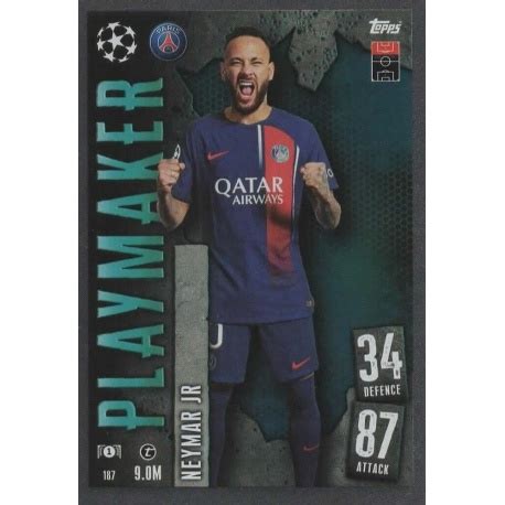 Buy Cards Neymar Jr Psg Playmaker Topps Match Attax