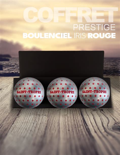 Boules de Pétanque de Saint Tropez France Coffret Prestige