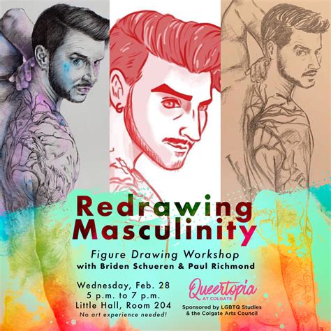 Redrawing Masculinity: Male Figure Drawing Workshop - Colgate Calendar