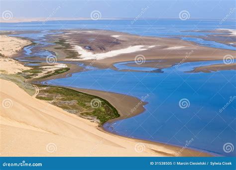 Aerial View On Sandwich Harbour In Namibia Stock Image - Image: 31538505