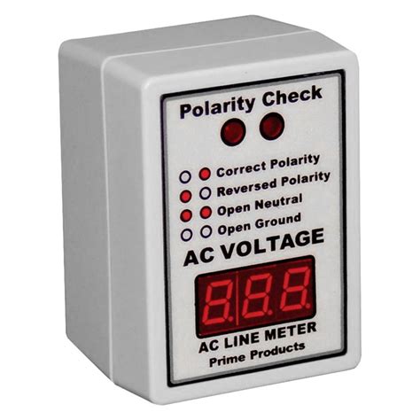 Prime Products® 12-4058 - Digital AC Volt Meter and Polarity Tester