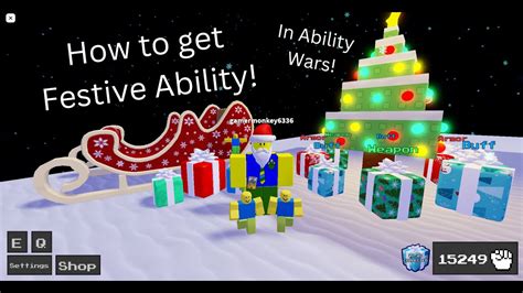 How To Get The Festive Ability Showcase Ability Wars YouTube