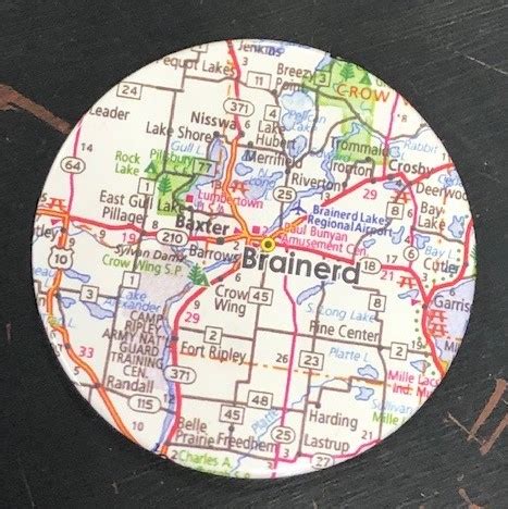 Brainerd Map Coaster - Visit Brainerd