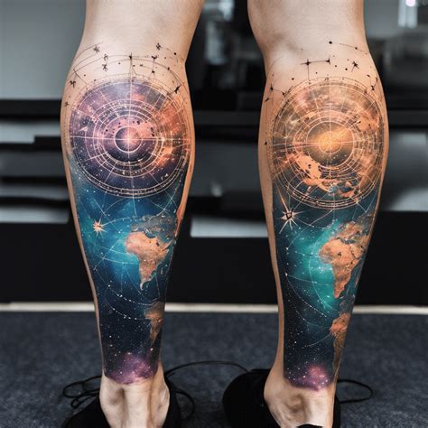 Space Tattoo Sleeve