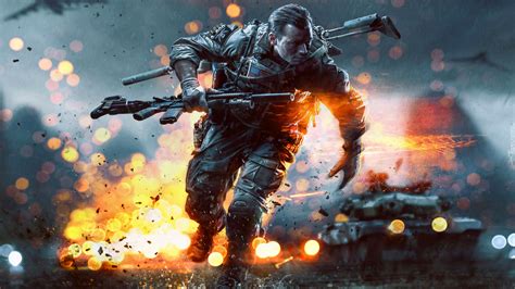 Żołnierz z bronią w grze Battlefield 5