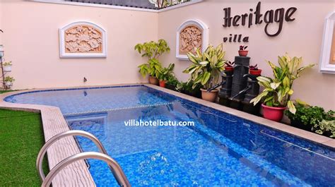 10 villa di batu malang private pool untuk keluarga kecil