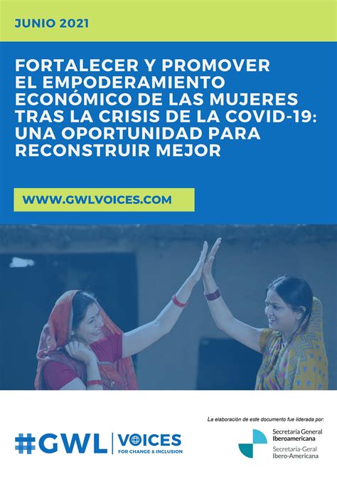 Fortalecer Y Promover El Empoderamiento Económico De Las Mujeres Tras