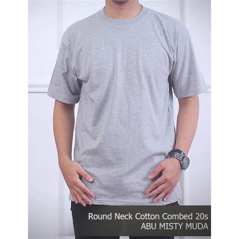 Jual Kaos Polos Bahan Cotton Combed 20s Premium Lengan Pendek Warna 2