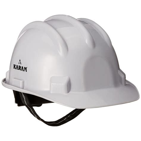 Hdpe White Karam Pn Shelmet Safety Helmet For Construction