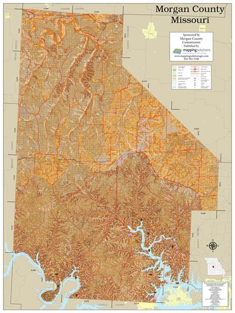 Morgan County Missouri 2022 Soils Wall Map Mapping Solutions